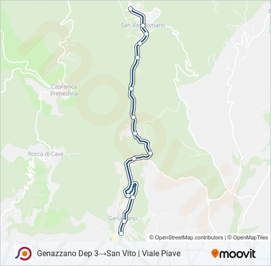 COTRAL bus Line Map