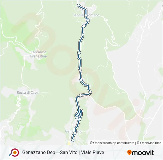 COTRAL Bus Line Map