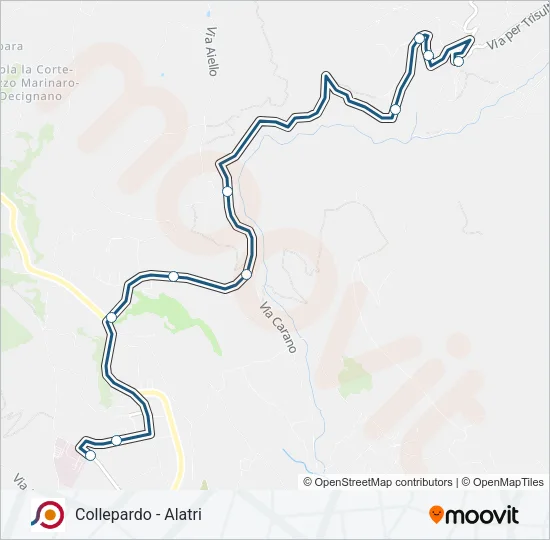 COTRAL Bus Line Map