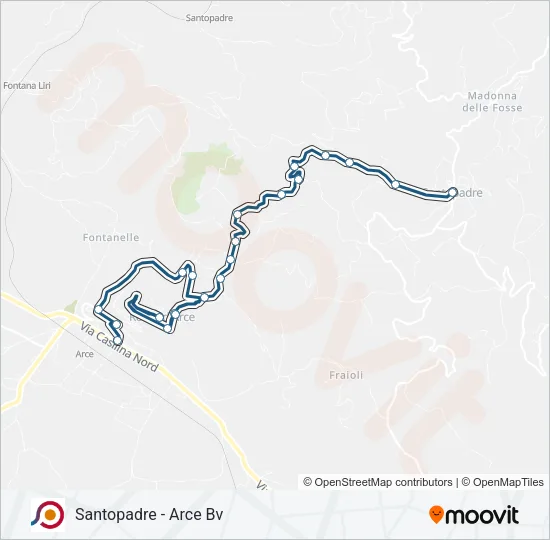 COTRAL Bus Line Map