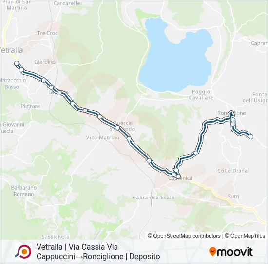 COTRAL Bus Line Map