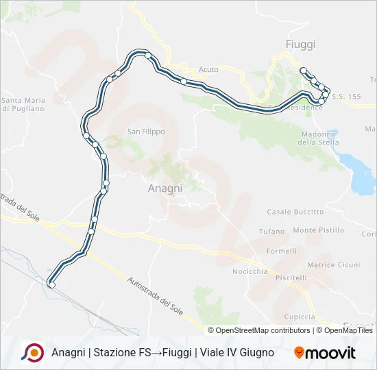 COTRAL Bus Line Map