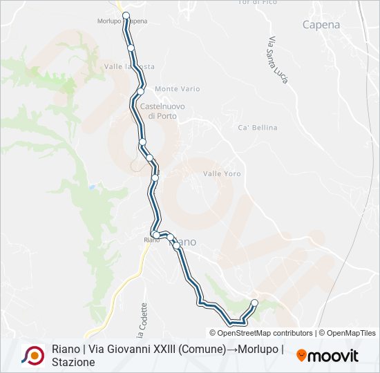 COTRAL bus Line Map