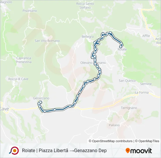 COTRAL Bus Line Map