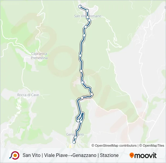 COTRAL Bus Line Map