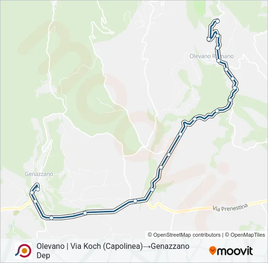 COTRAL Bus Line Map