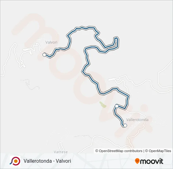 COTRAL Bus Line Map