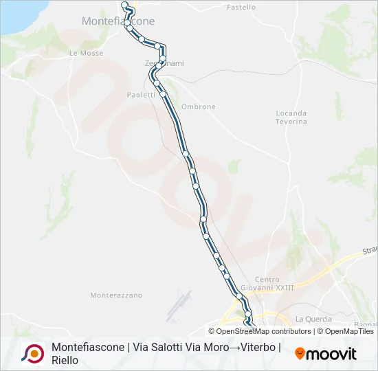 COTRAL Bus Line Map