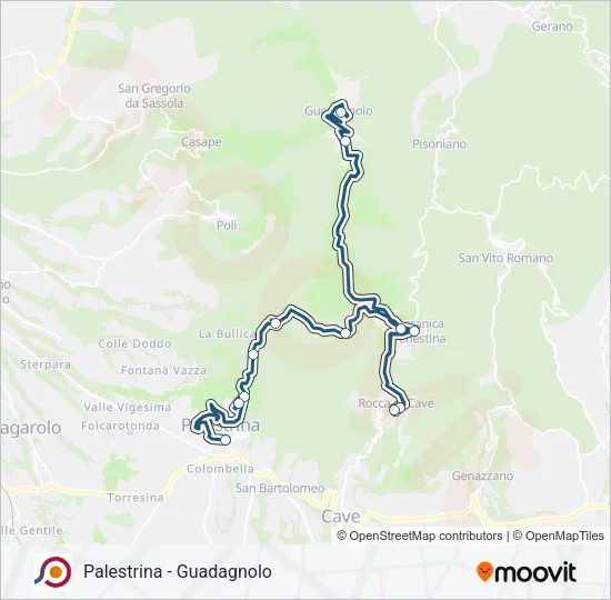 COTRAL Bus Line Map