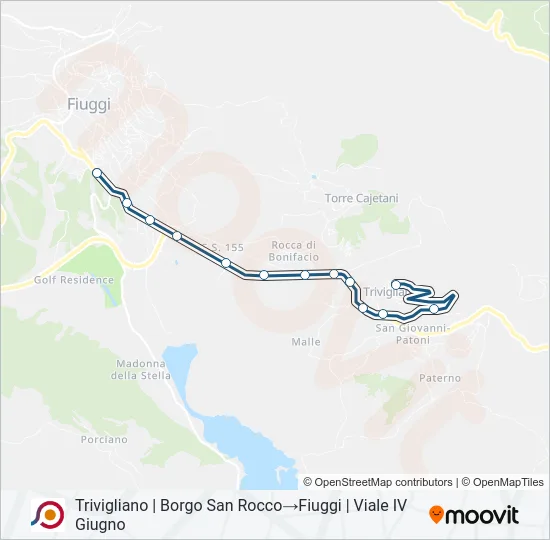 COTRAL Bus Line Map