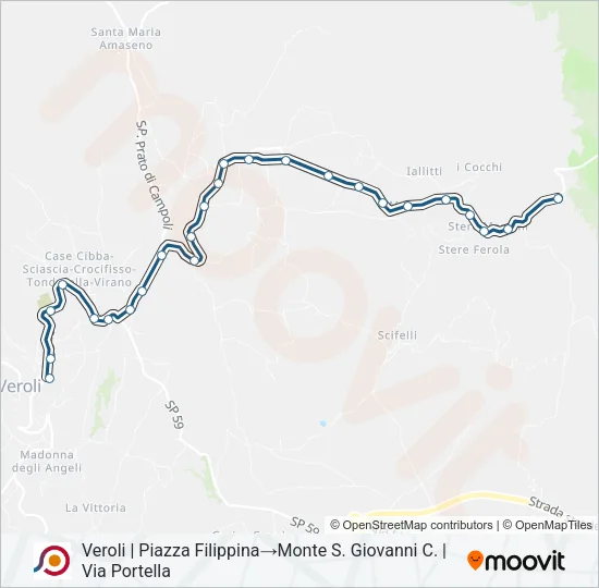 COTRAL Bus Line Map