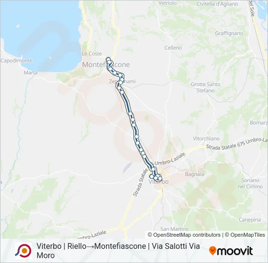 COTRAL Bus Line Map