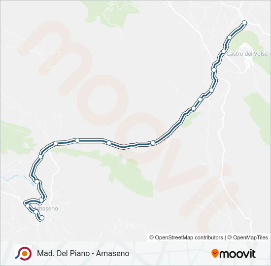 COTRAL Bus Line Map