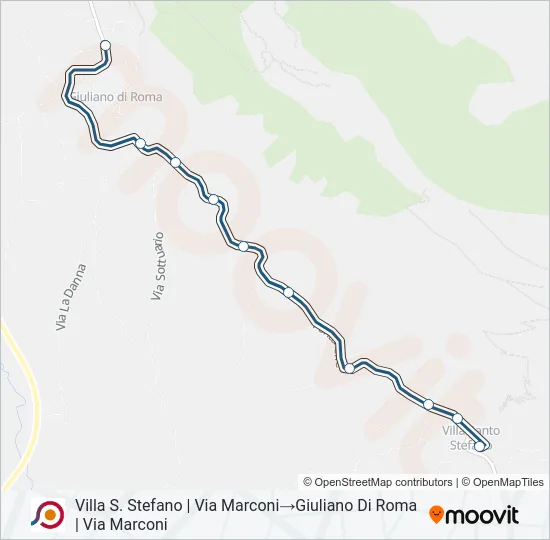 COTRAL Bus Line Map