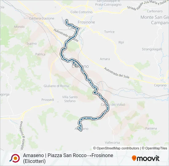 COTRAL Bus Line Map
