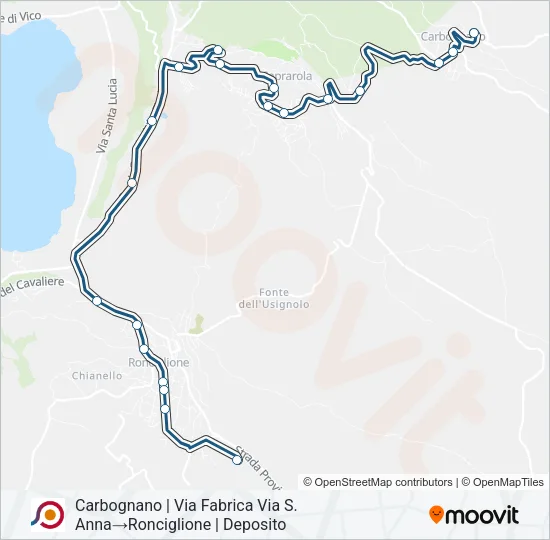 COTRAL Bus Line Map