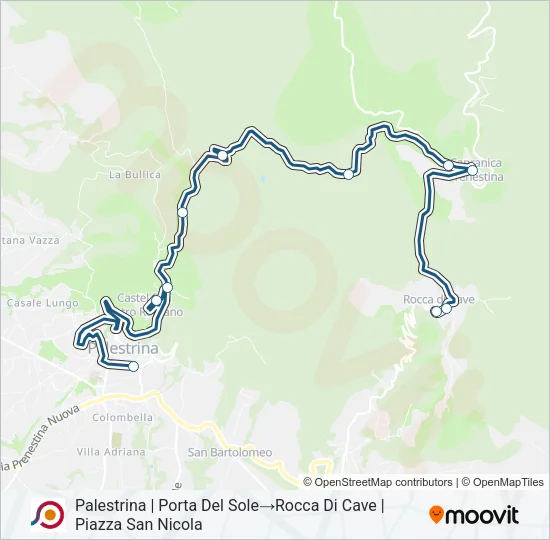 COTRAL Bus Line Map