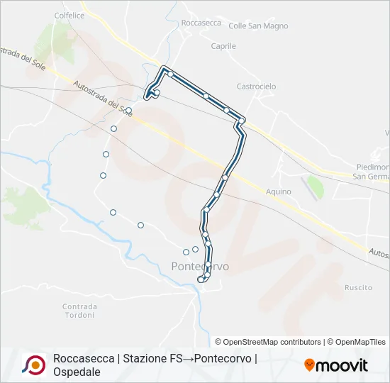 COTRAL Bus Line Map