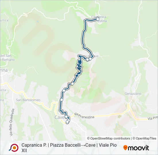 COTRAL Bus Line Map