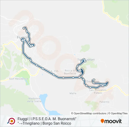COTRAL Bus Line Map