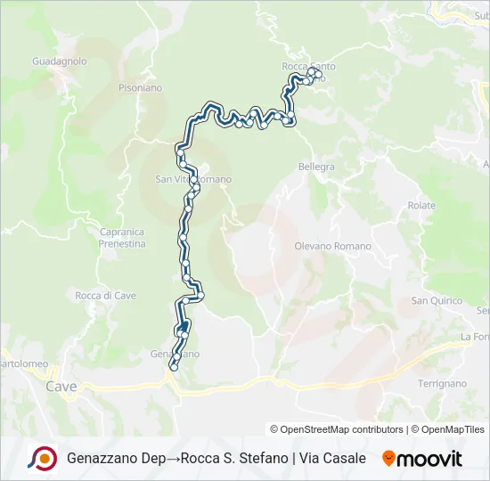 COTRAL Bus Line Map