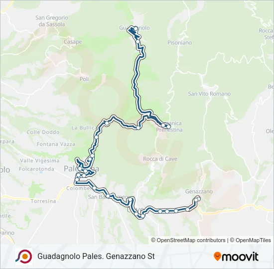 COTRAL Bus Line Map