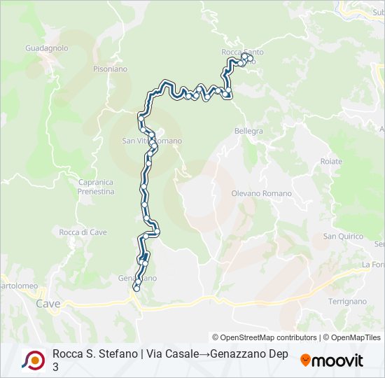 COTRAL bus Line Map