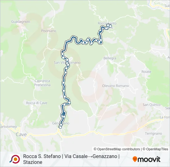 COTRAL Bus Line Map