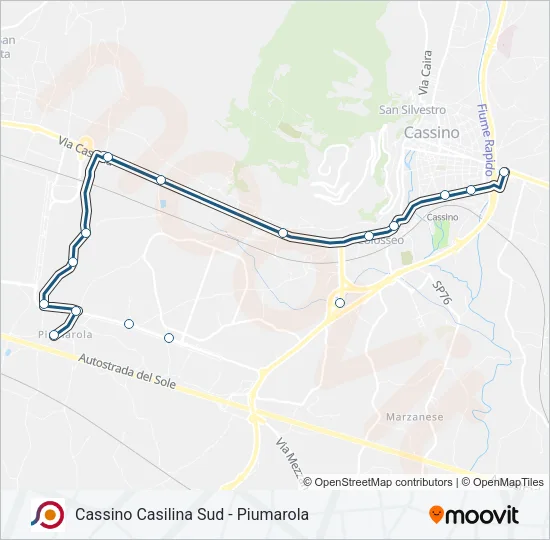 COTRAL Bus Line Map