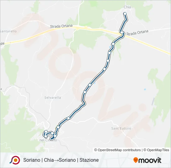 COTRAL Bus Line Map