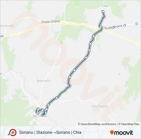 COTRAL Bus Line Map