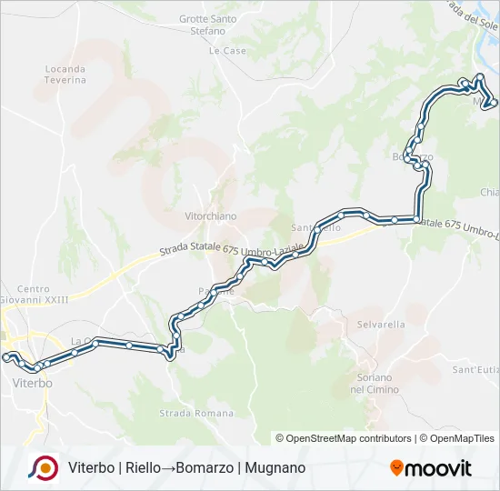 COTRAL Bus Line Map