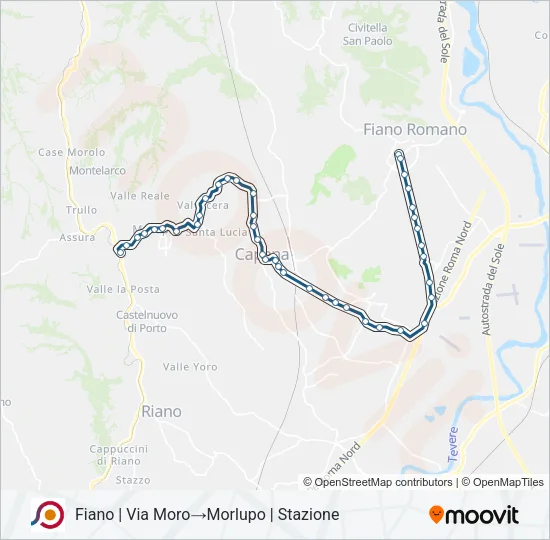 COTRAL Bus Line Map