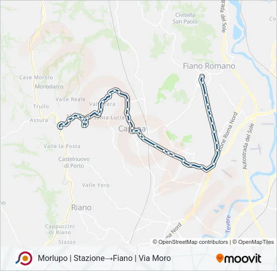 COTRAL Bus Line Map