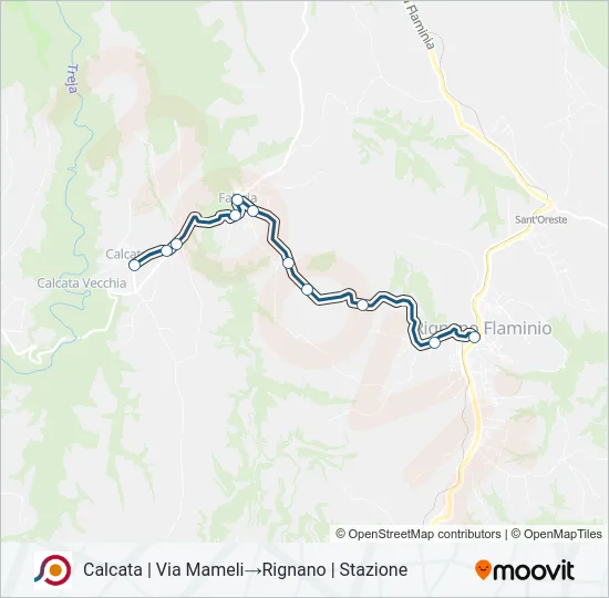 COTRAL Bus Line Map