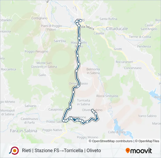 COTRAL Bus Line Map
