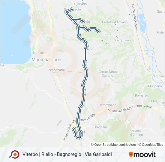COTRAL Bus Line Map