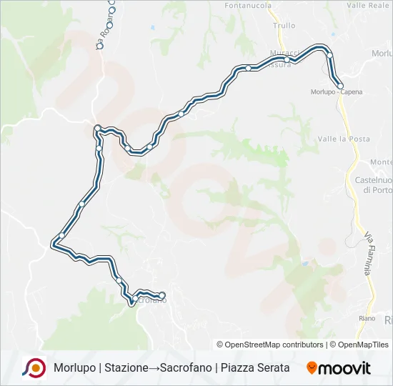 COTRAL Bus Line Map