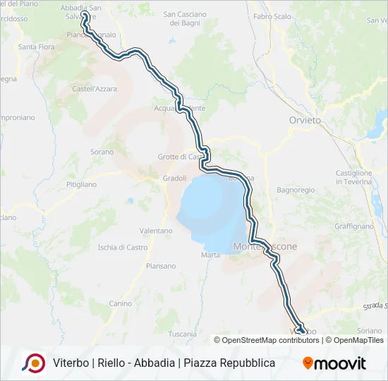 COTRAL Bus Line Map