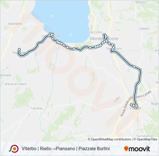 COTRAL Bus Line Map