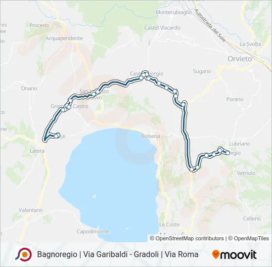 COTRAL Bus Line Map