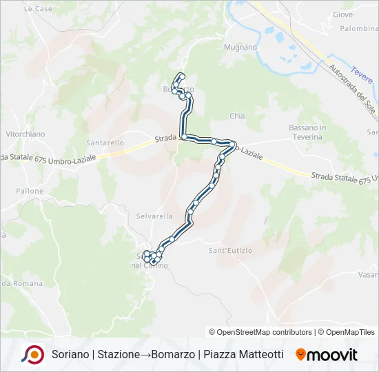 COTRAL Bus Line Map