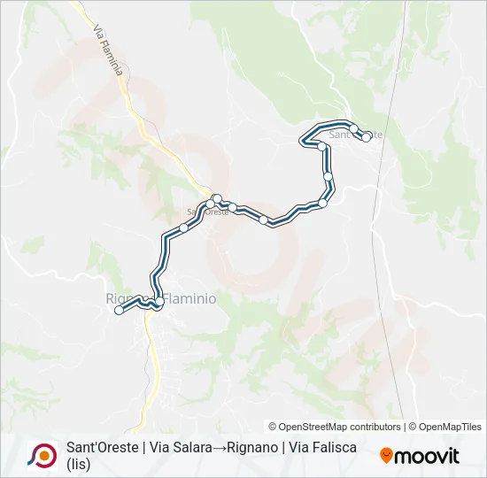 COTRAL Bus Line Map