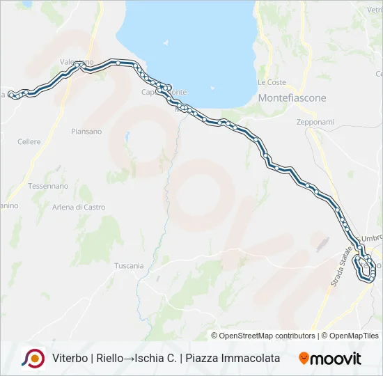 COTRAL Bus Line Map