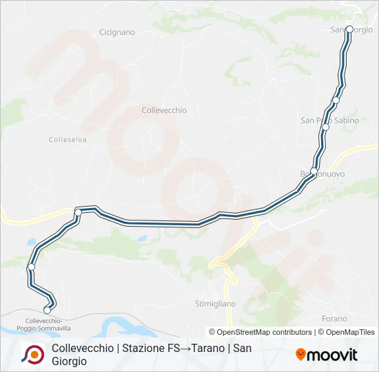 COTRAL Bus Line Map