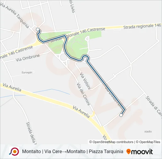 COTRAL Bus Line Map