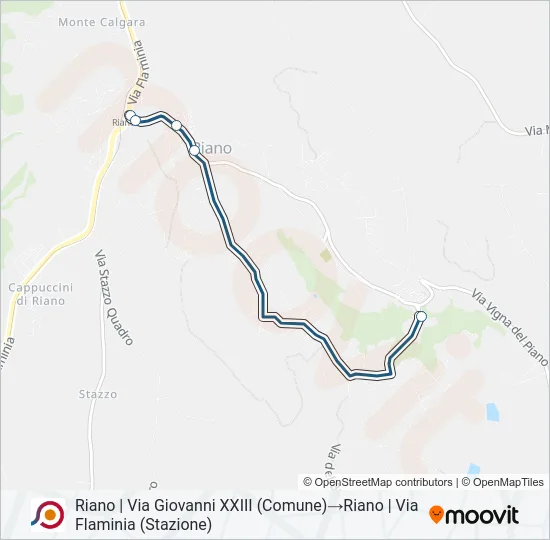 COTRAL Bus Line Map