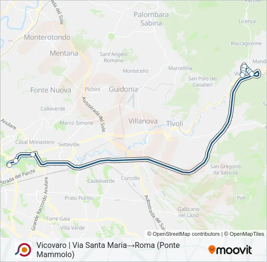 COTRAL Bus Line Map
