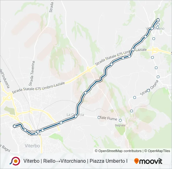 COTRAL Bus Line Map
