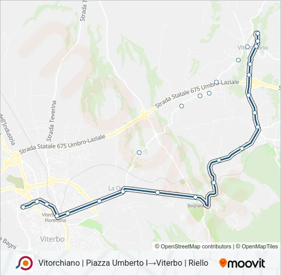 COTRAL Bus Line Map